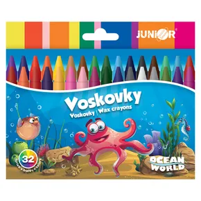 Wosk w sztyfcie 32 szt. Ocean World